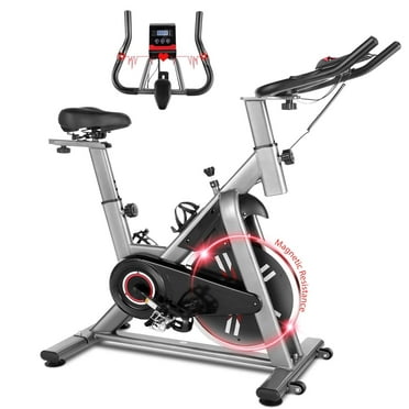 Heka-Heimtrainer Ergometer Indoor Cycling Fahrrad Fitness LCD-Display Bis150kg./